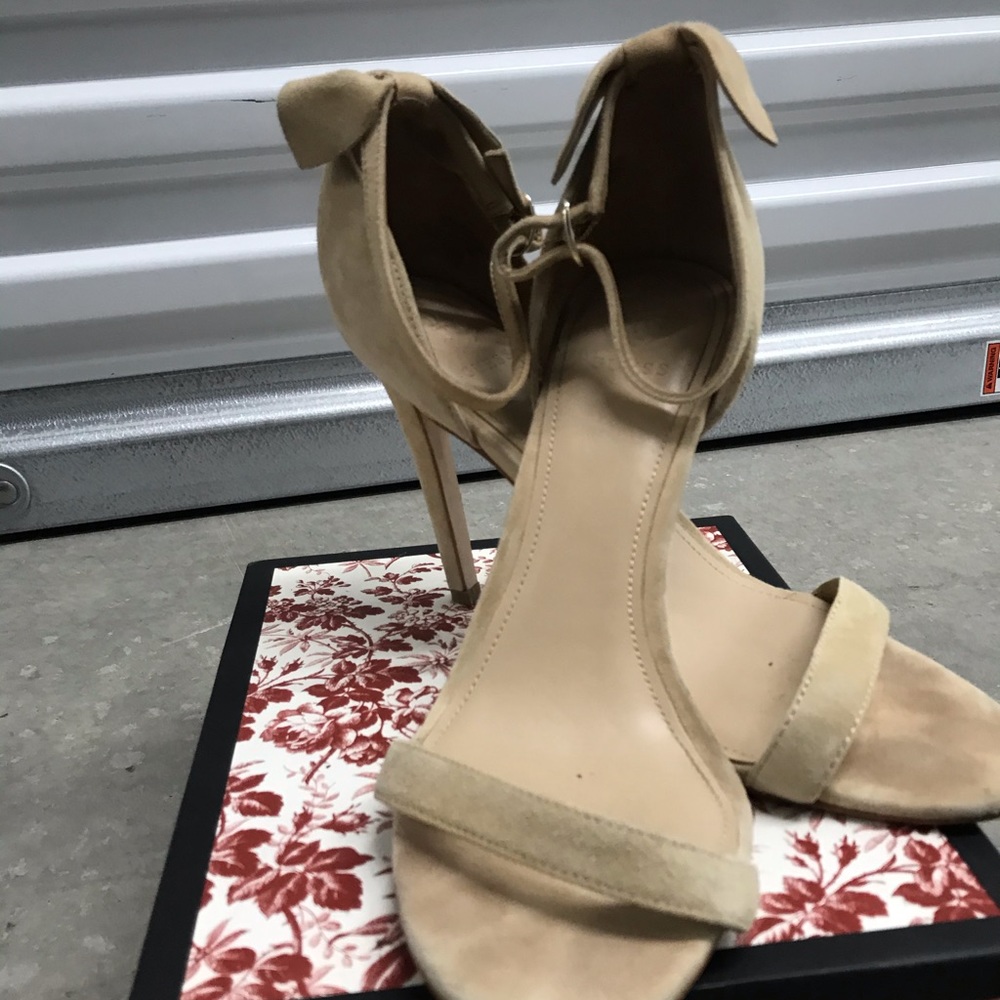 Suede Guess Strap heels